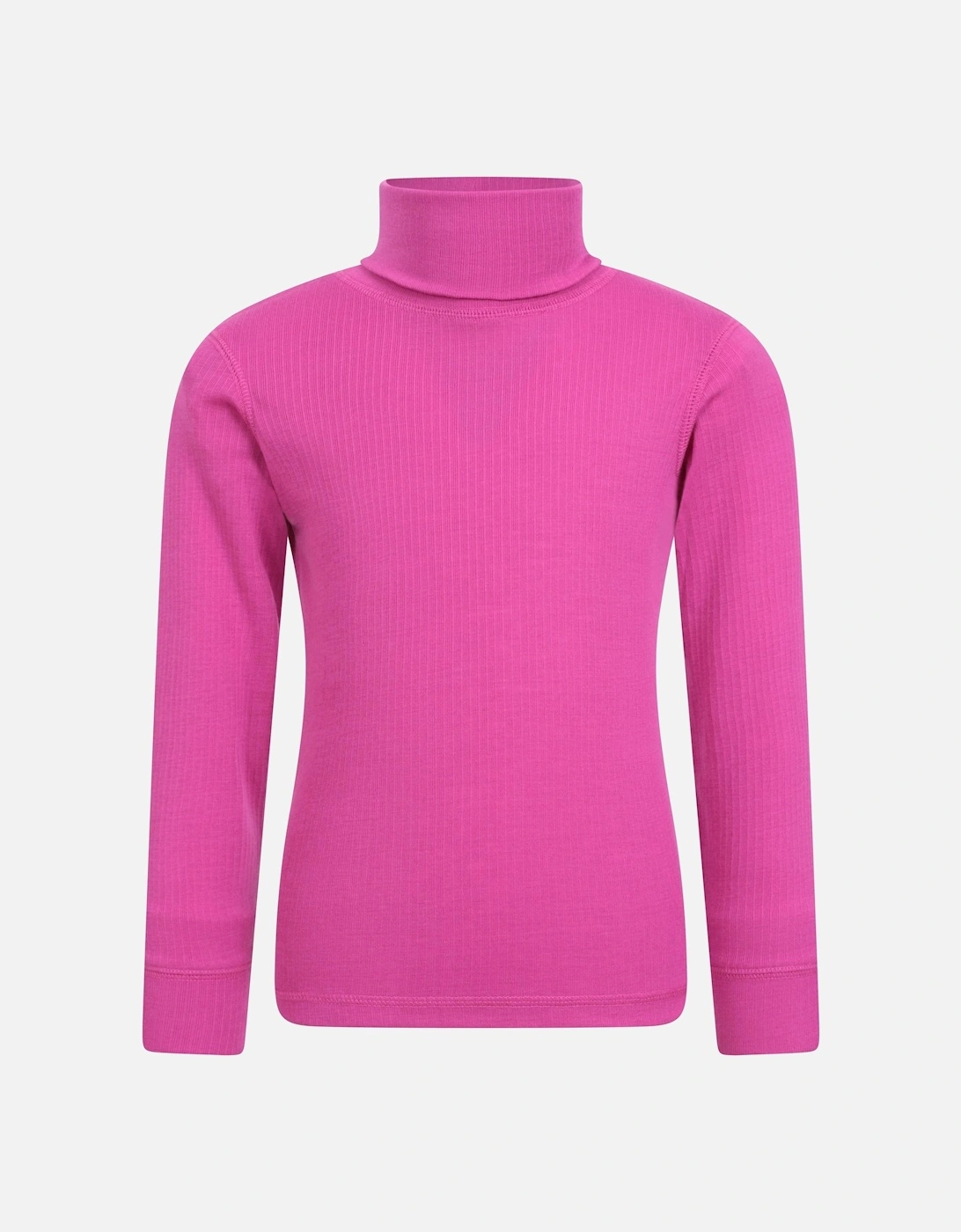 Childrens/Kids Talus Roll Neck Long-Sleeved Top