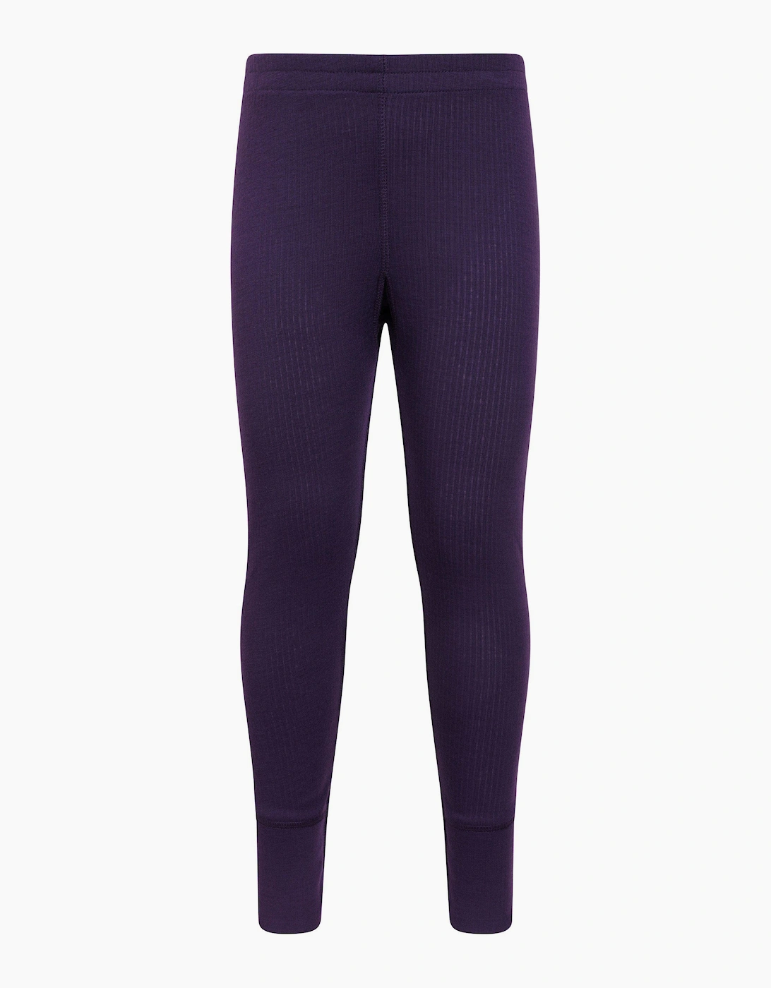 Mountain Warehouse Dark/Purple Kids Talus Thermal Bottoms - 13 Years - 100% Polyester - Image 2