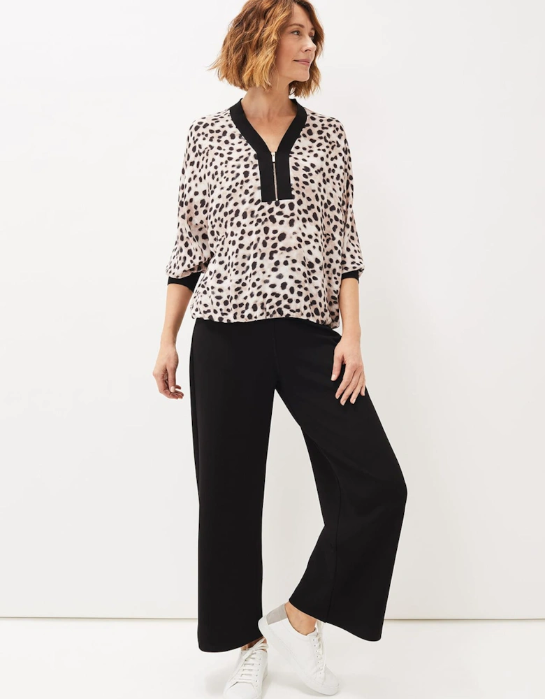 Calla Leopard Print Blouse