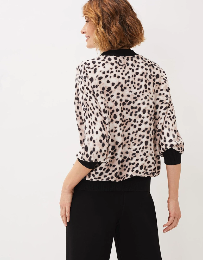 Calla Leopard Print Blouse