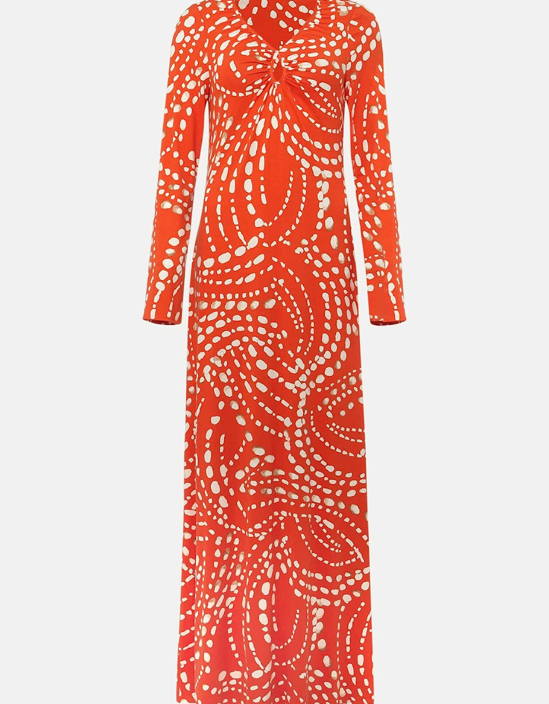 Ayla Spot Print Midi Dress