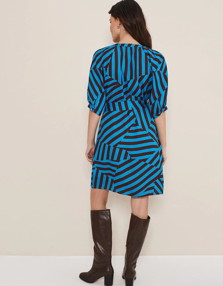 Rosella Striped Mini Dress