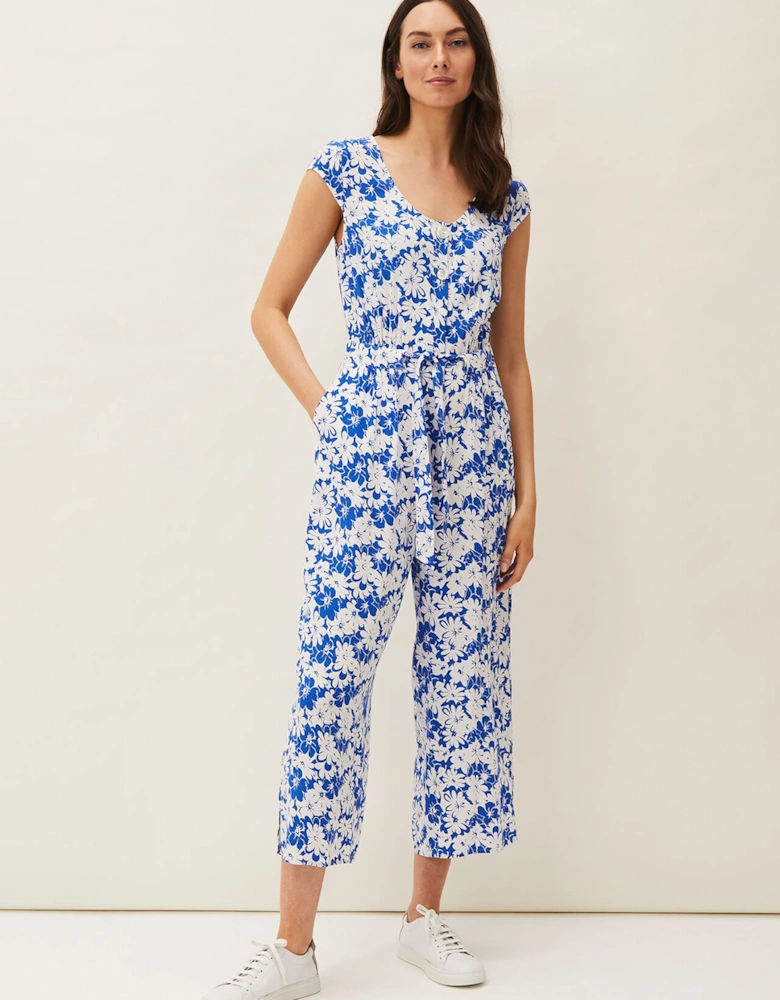 Nerissa Floral Wide Leg Jumpsuit