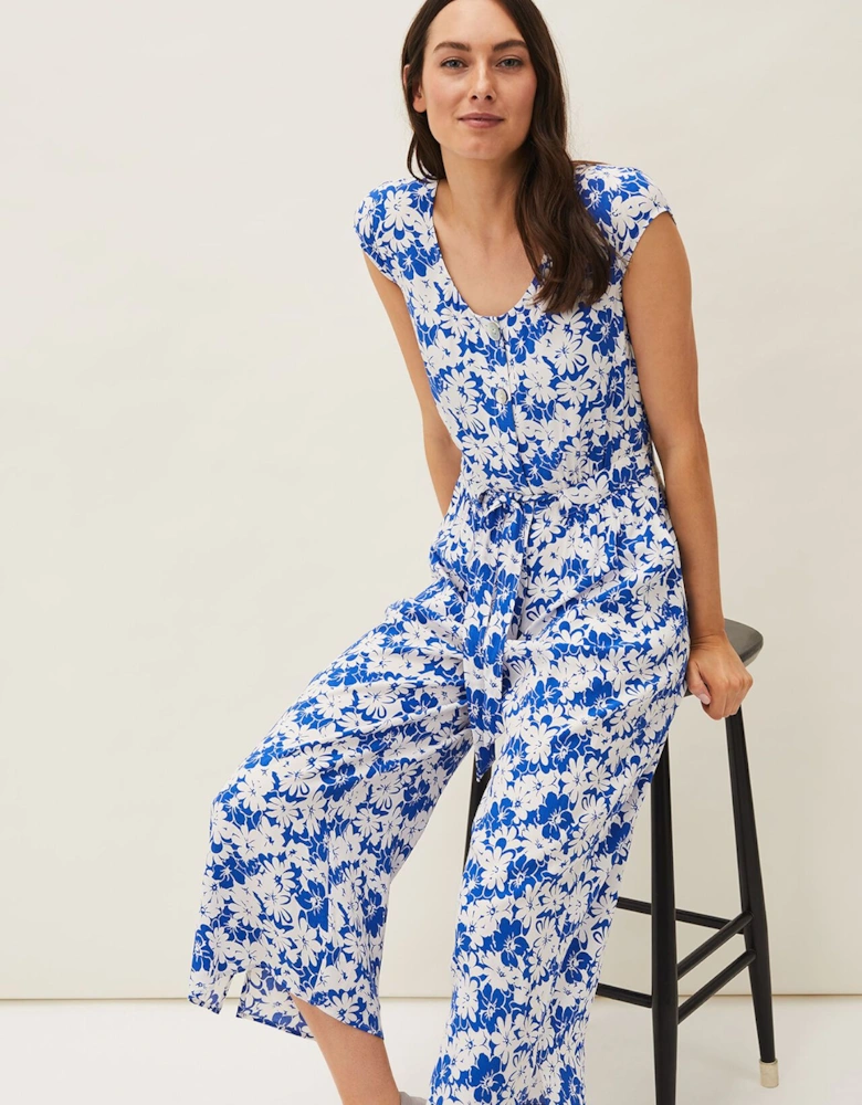 Nerissa Floral Wide Leg Jumpsuit