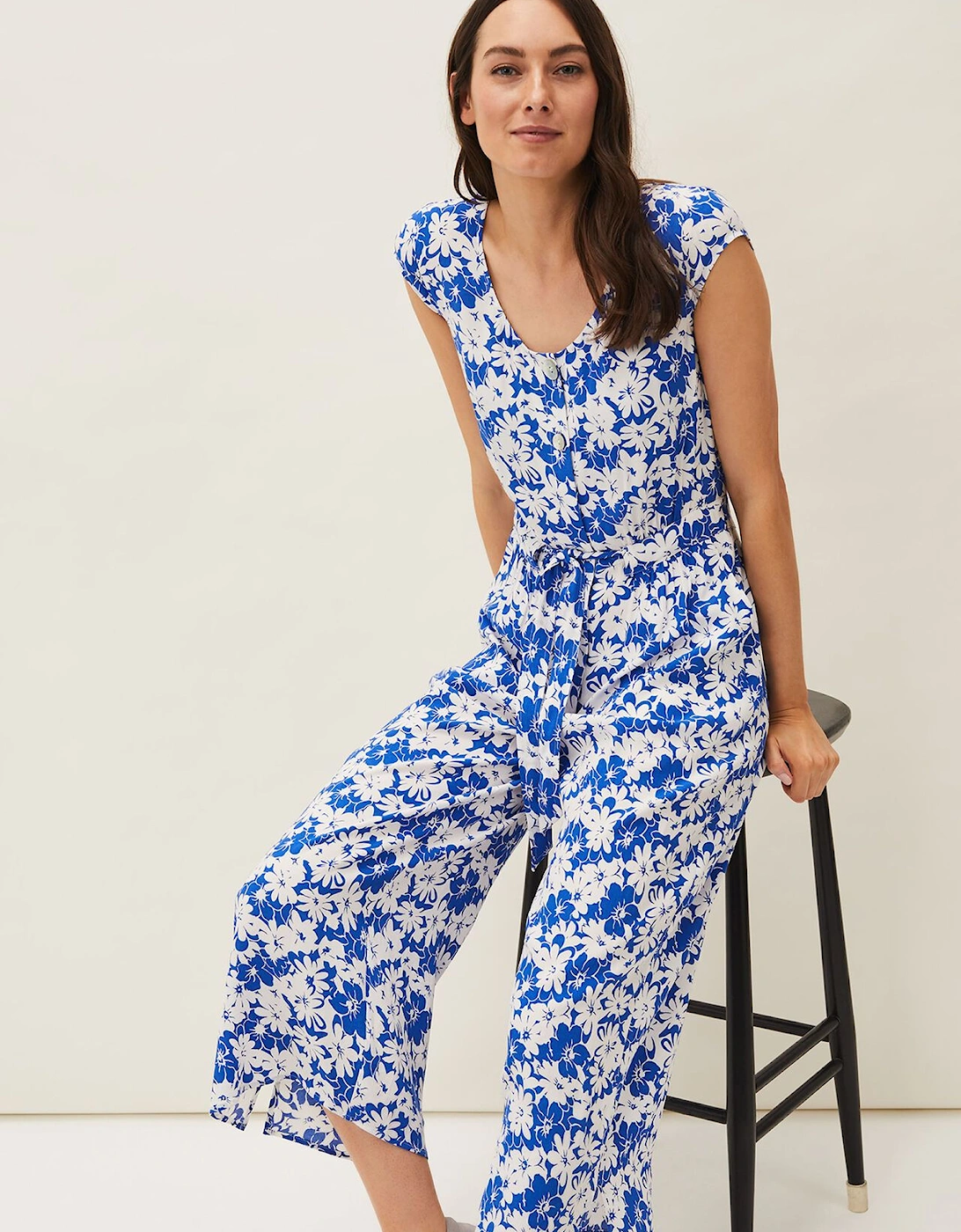 Nerissa Floral Wide Leg Jumpsuit