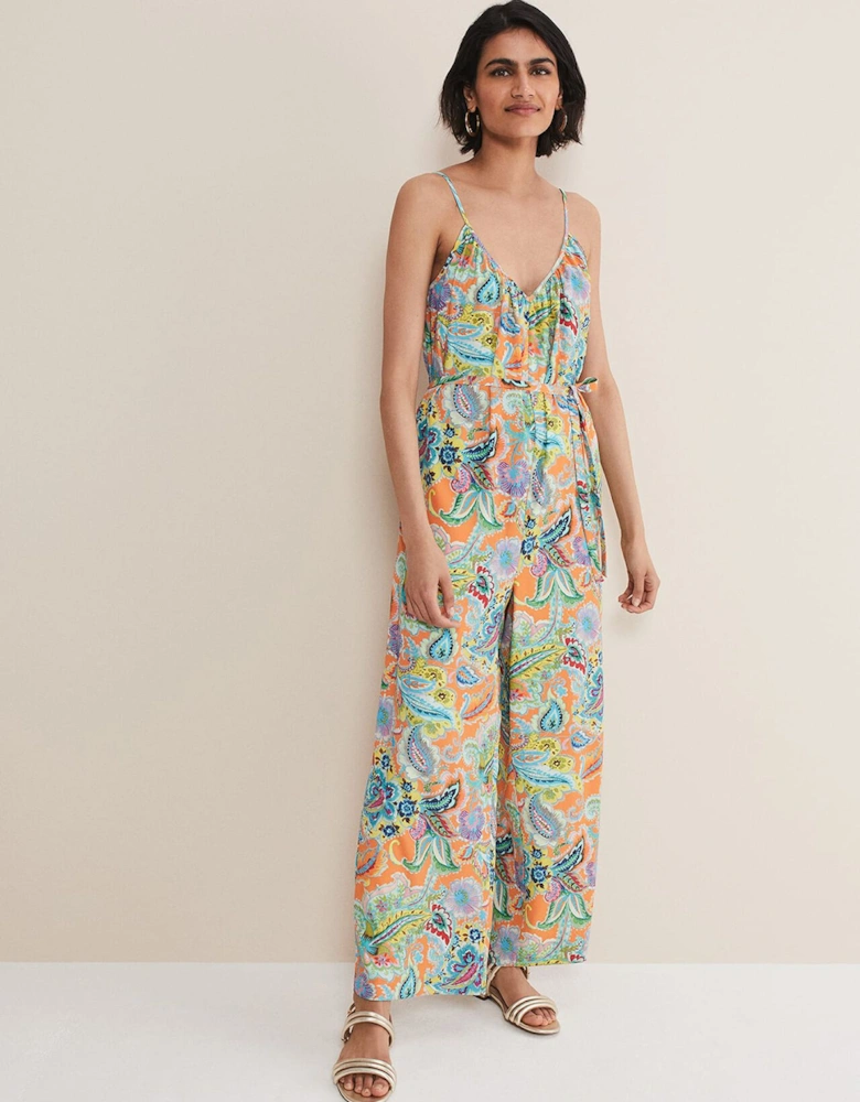 Lou Printed Paisley Boilersuit