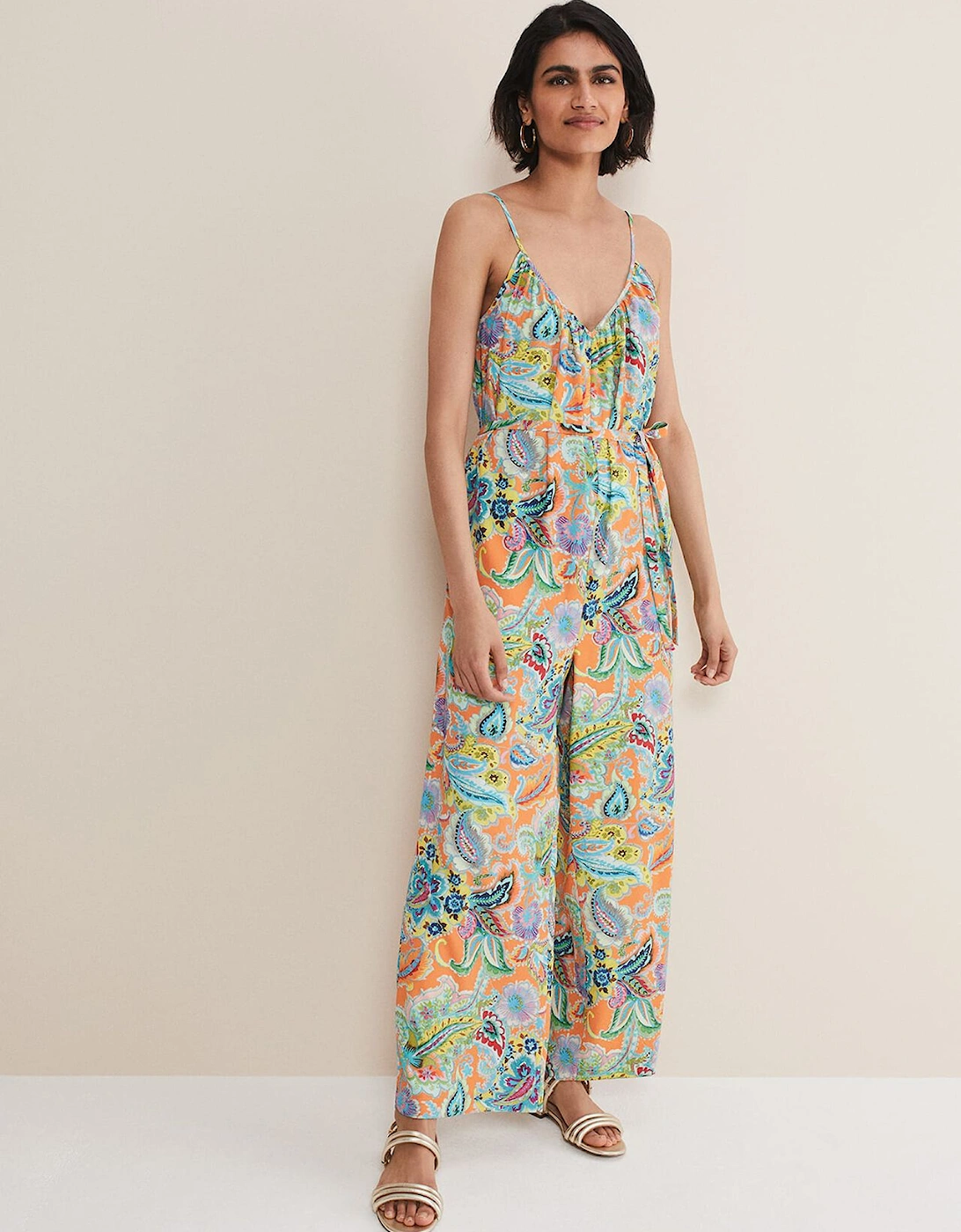 Lou Printed Paisley Boilersuit, 7 of 6