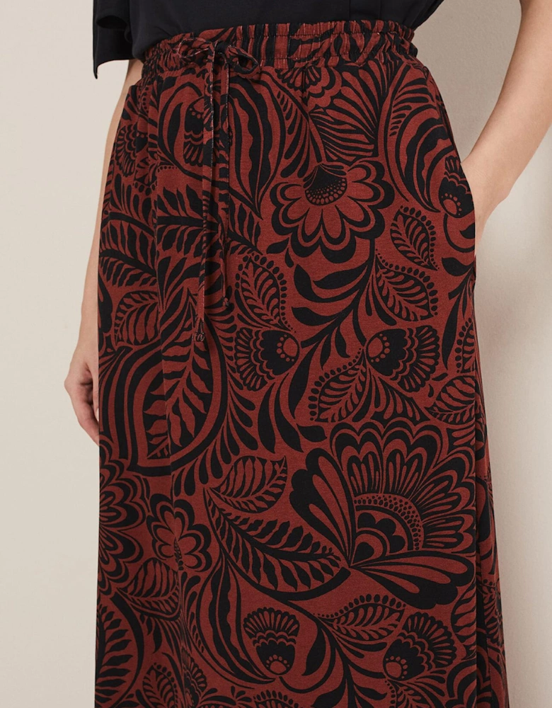 Mara Abstract Maxi Skirt