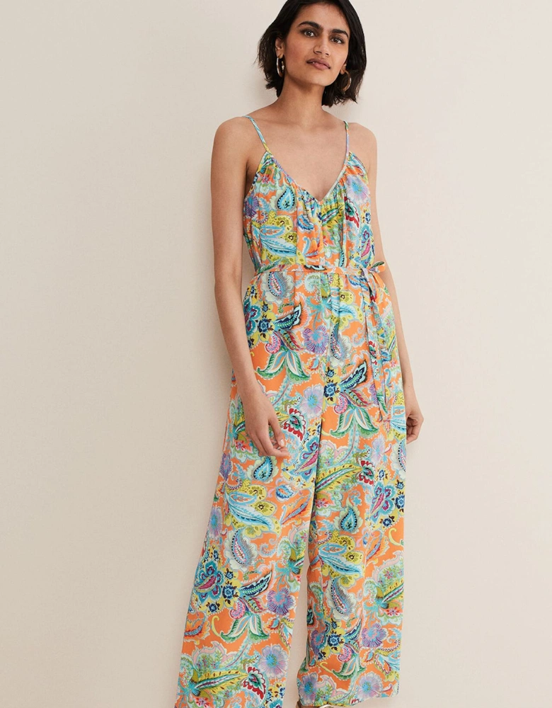 Lou Printed Paisley Boilersuit