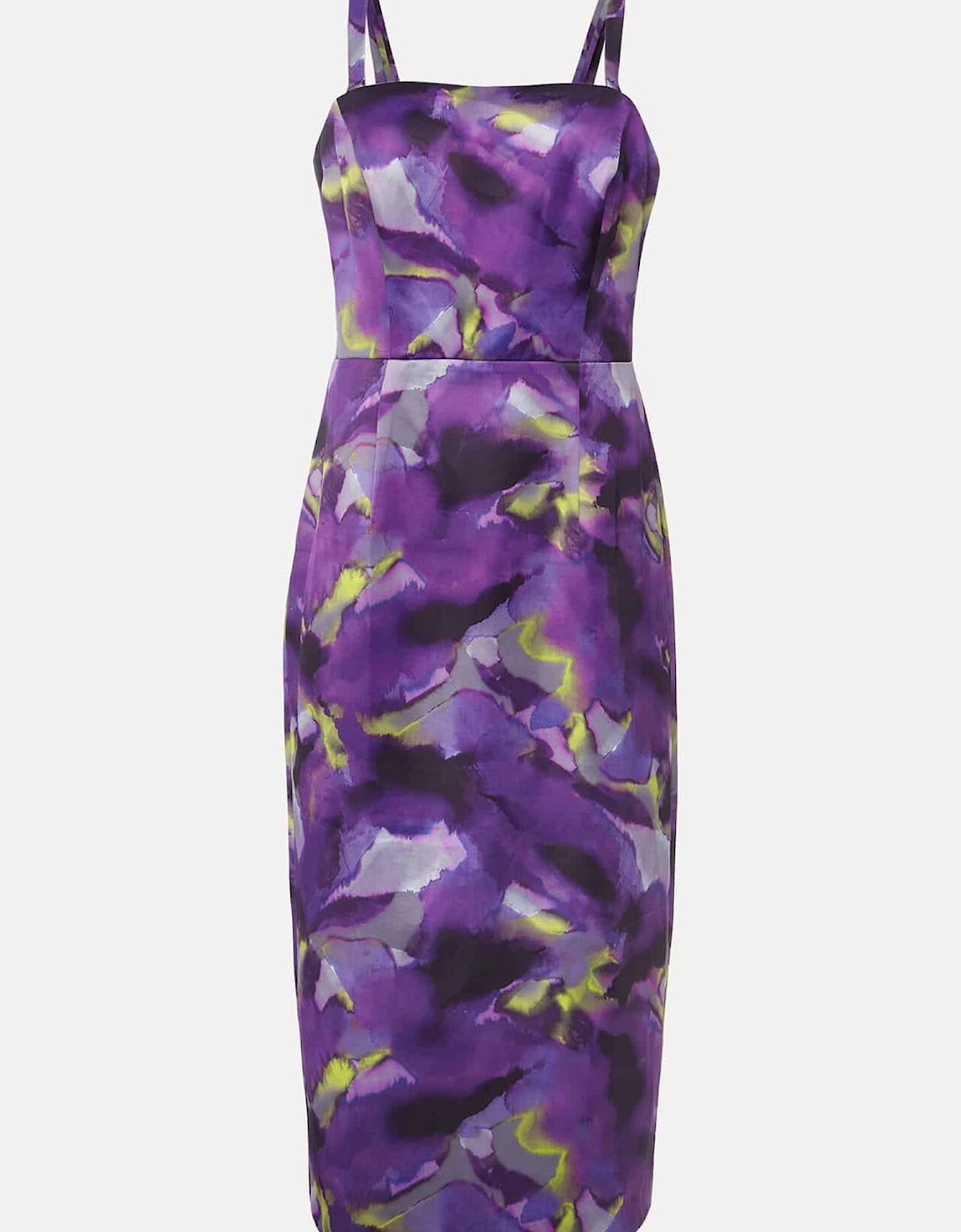 Adelita Abstract Print Dress