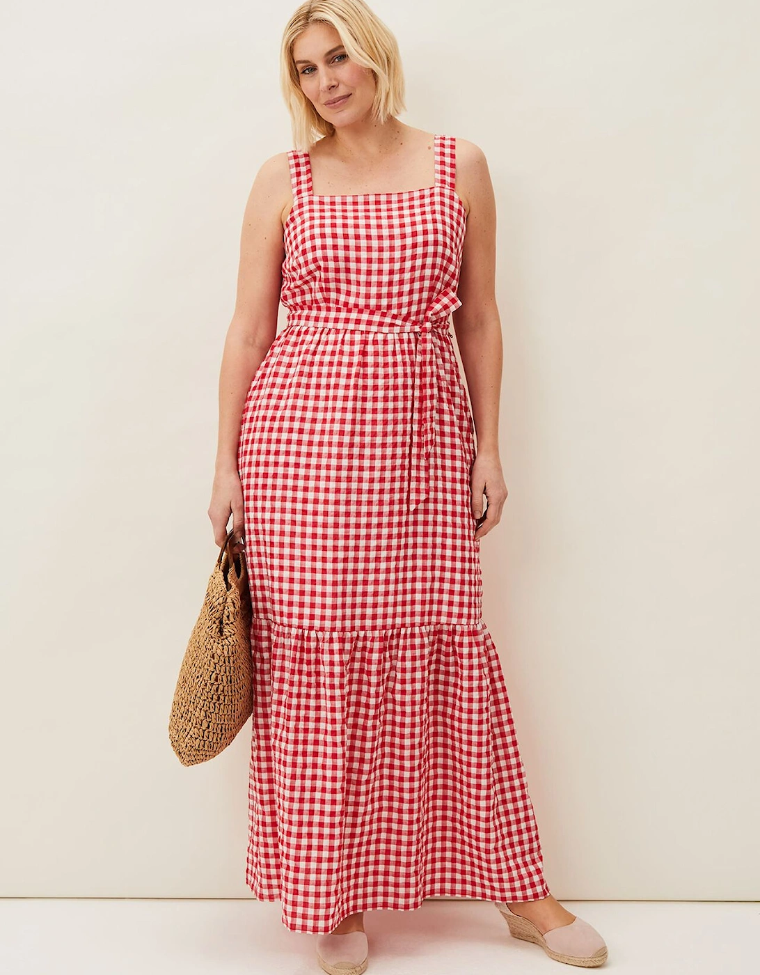 Geri Gingham Maxi Dress, 7 of 6