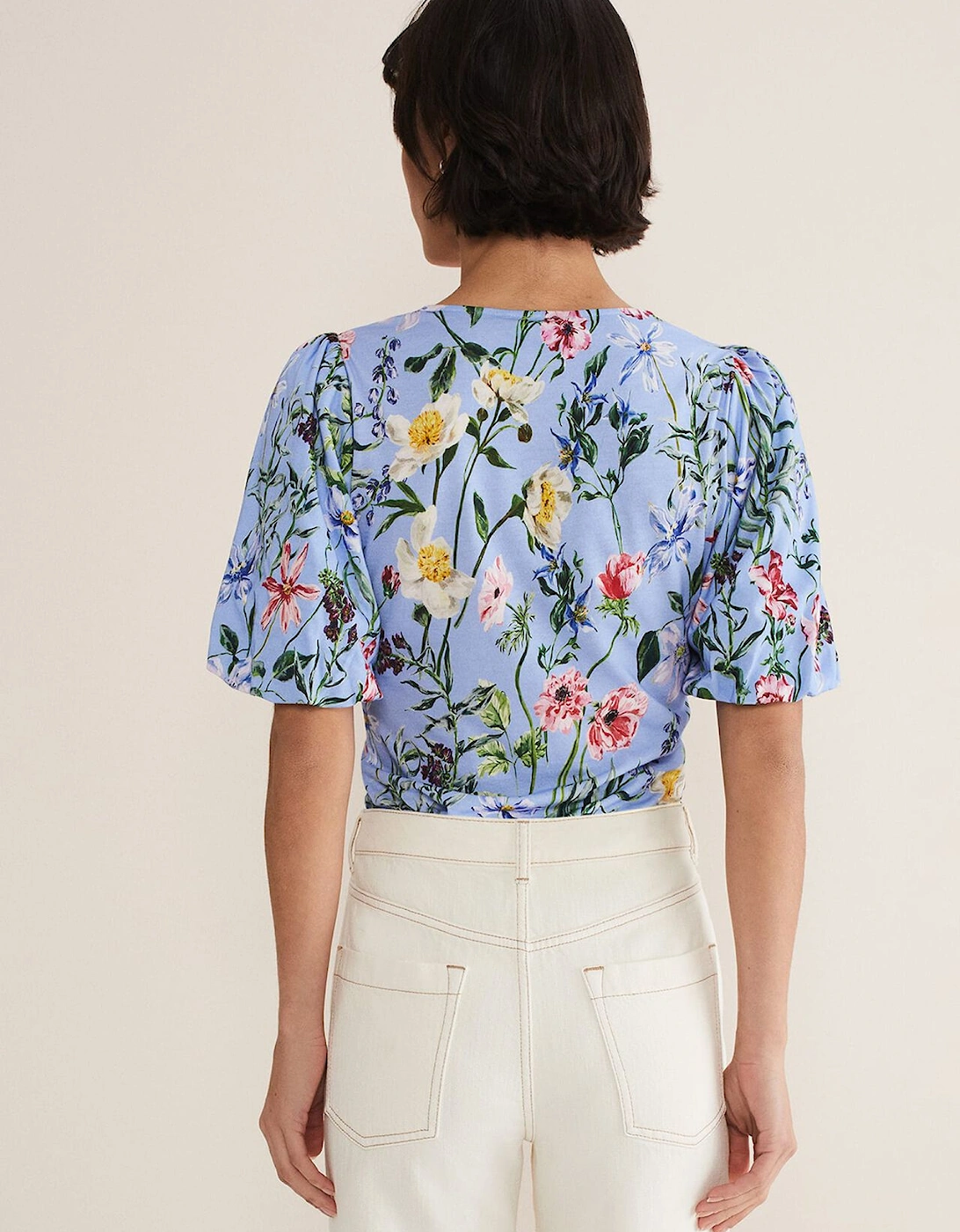 Donda Floral Ruched Top