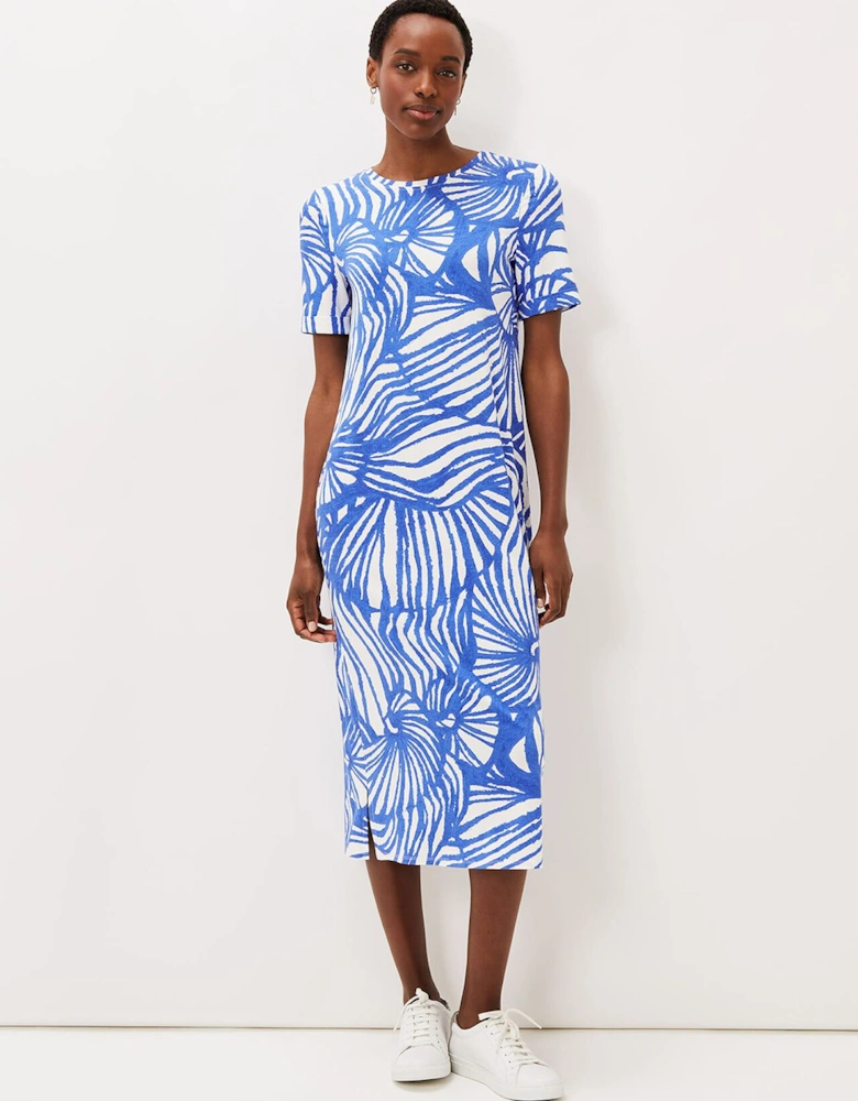 Theresa Shell Print Dress