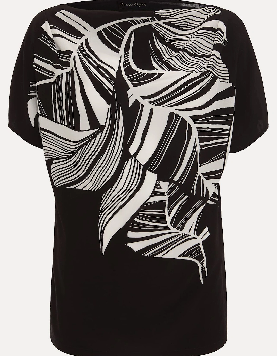 Lyra Woven Front Print Top