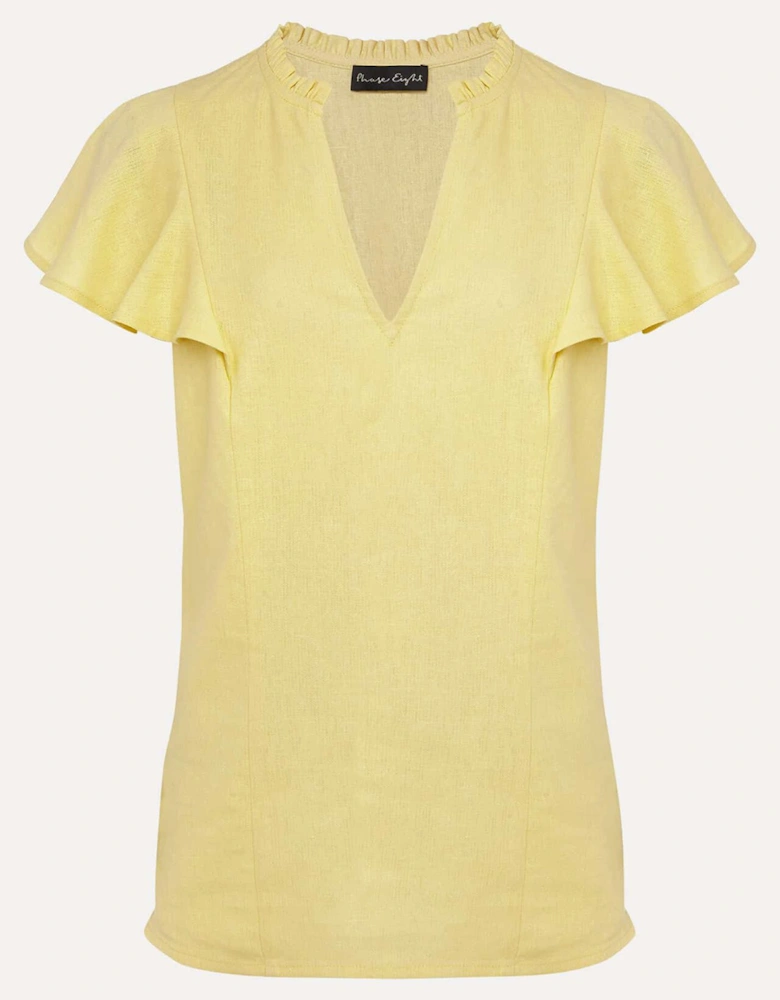 Ines Linen Top