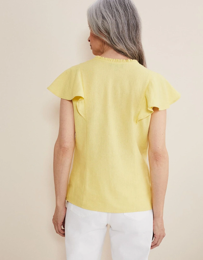 Ines Linen Top