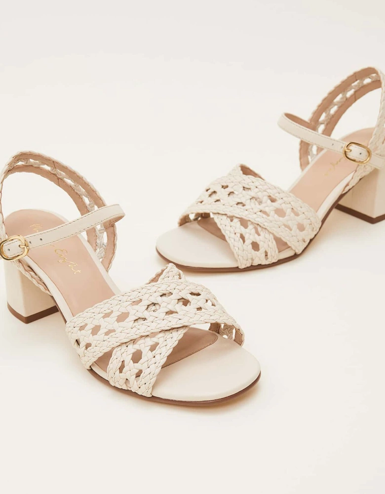 Weave Heeled Sandal