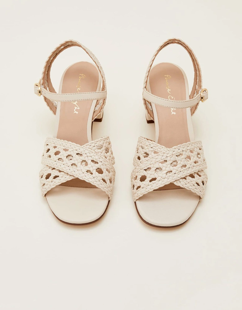 Weave Heeled Sandal