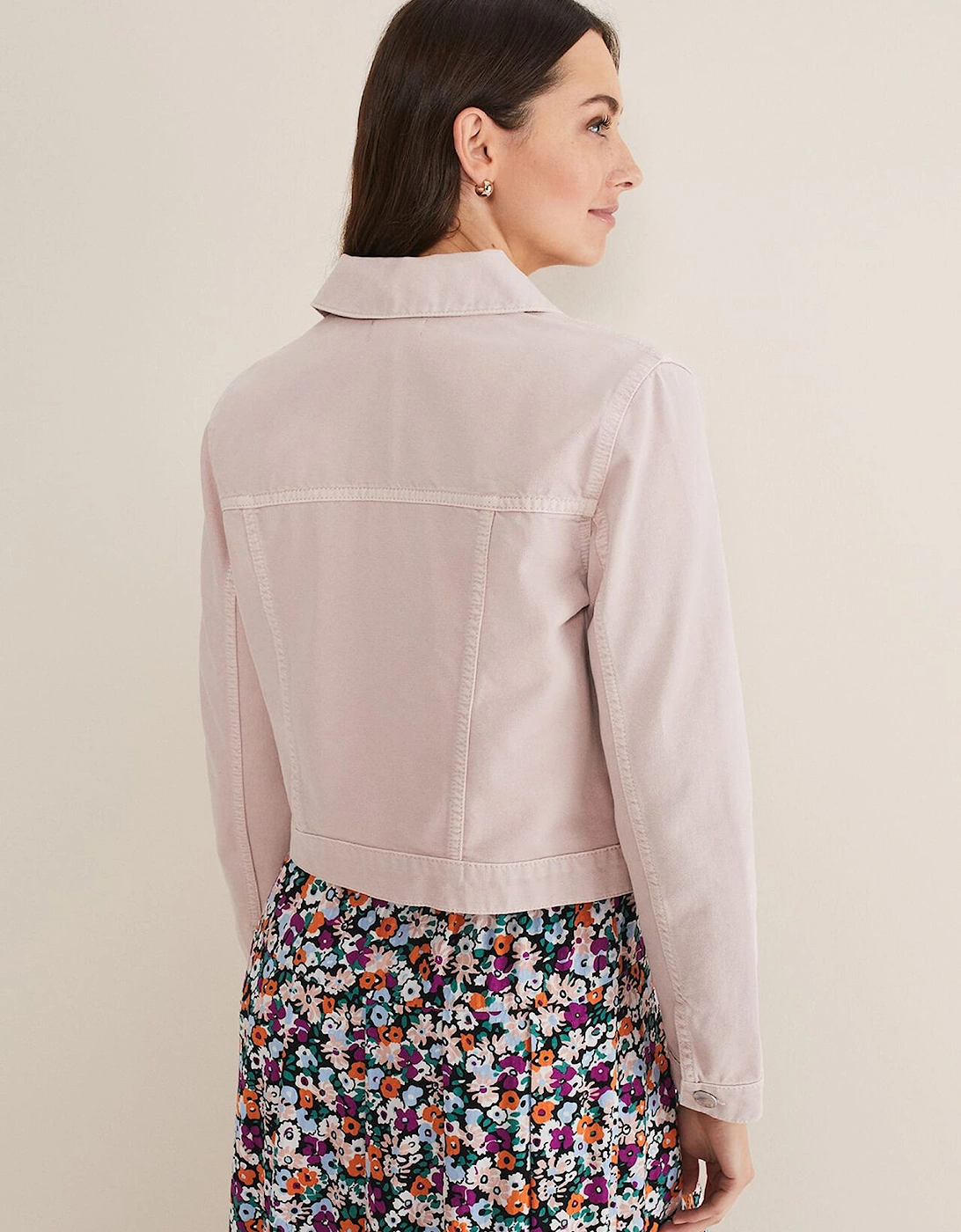 Caitlin Cropped Denim Jacket