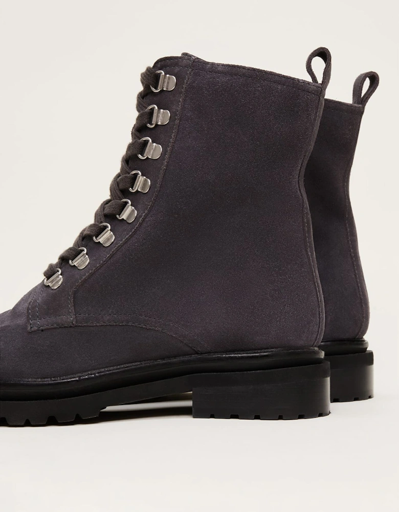 Meladie Leather Lace Up Boot