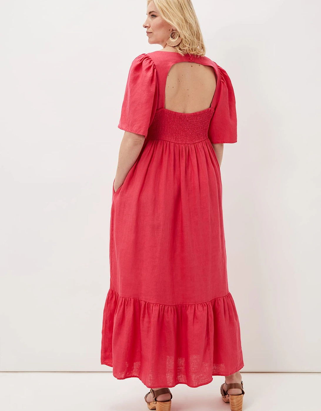 Emaline Linen Maxi Dress