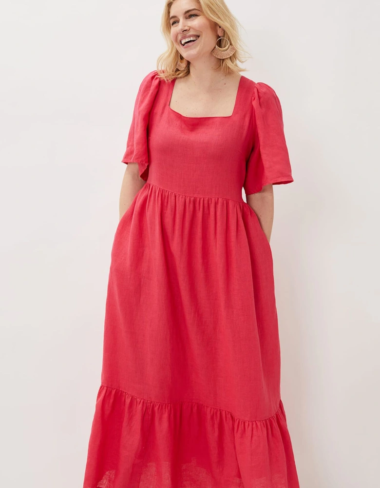 Emaline Linen Maxi Dress