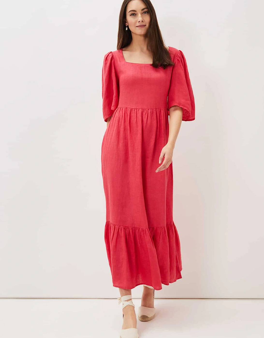 Emaline Linen Maxi Dress