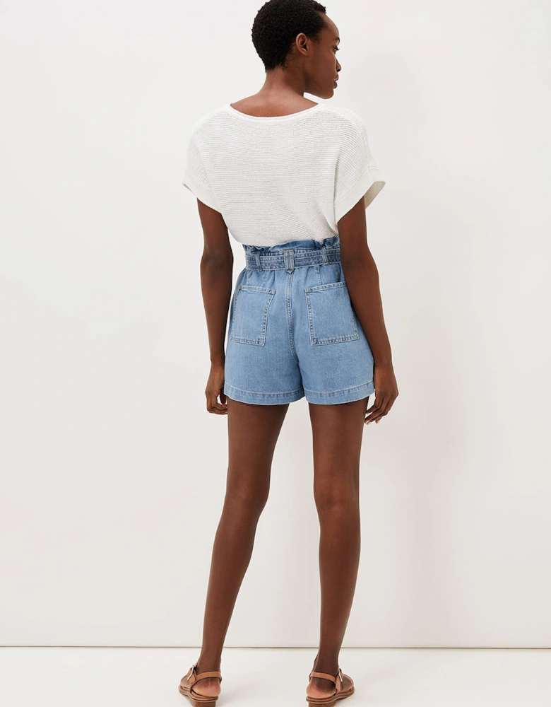 Pollie Denim Cargo Short