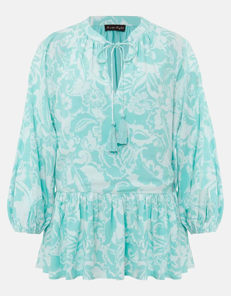 Lara Paisley Print Blouse