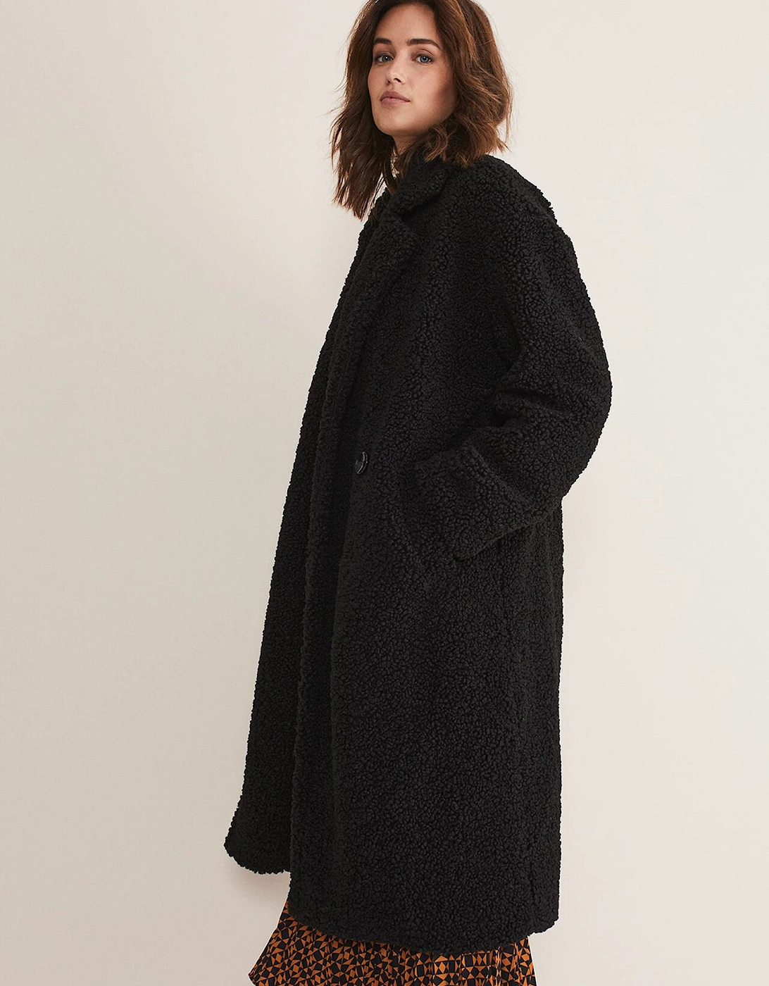 Libbie Longline Teddy Coat