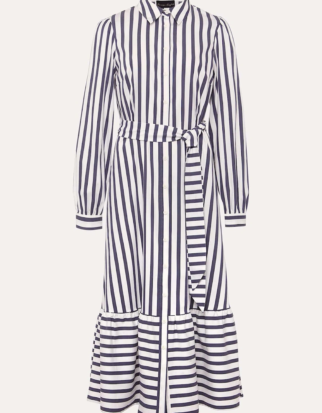 Henley Striped Midaxi Dress