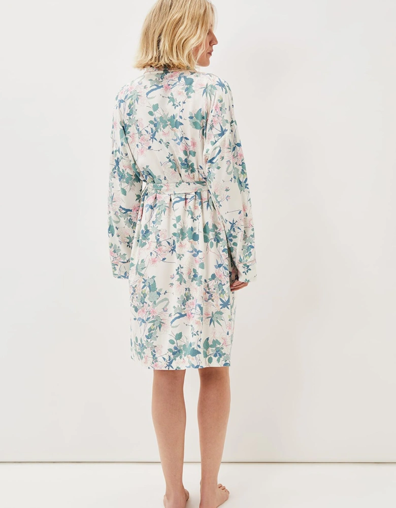 Avarie Chinoiserie Print Robe