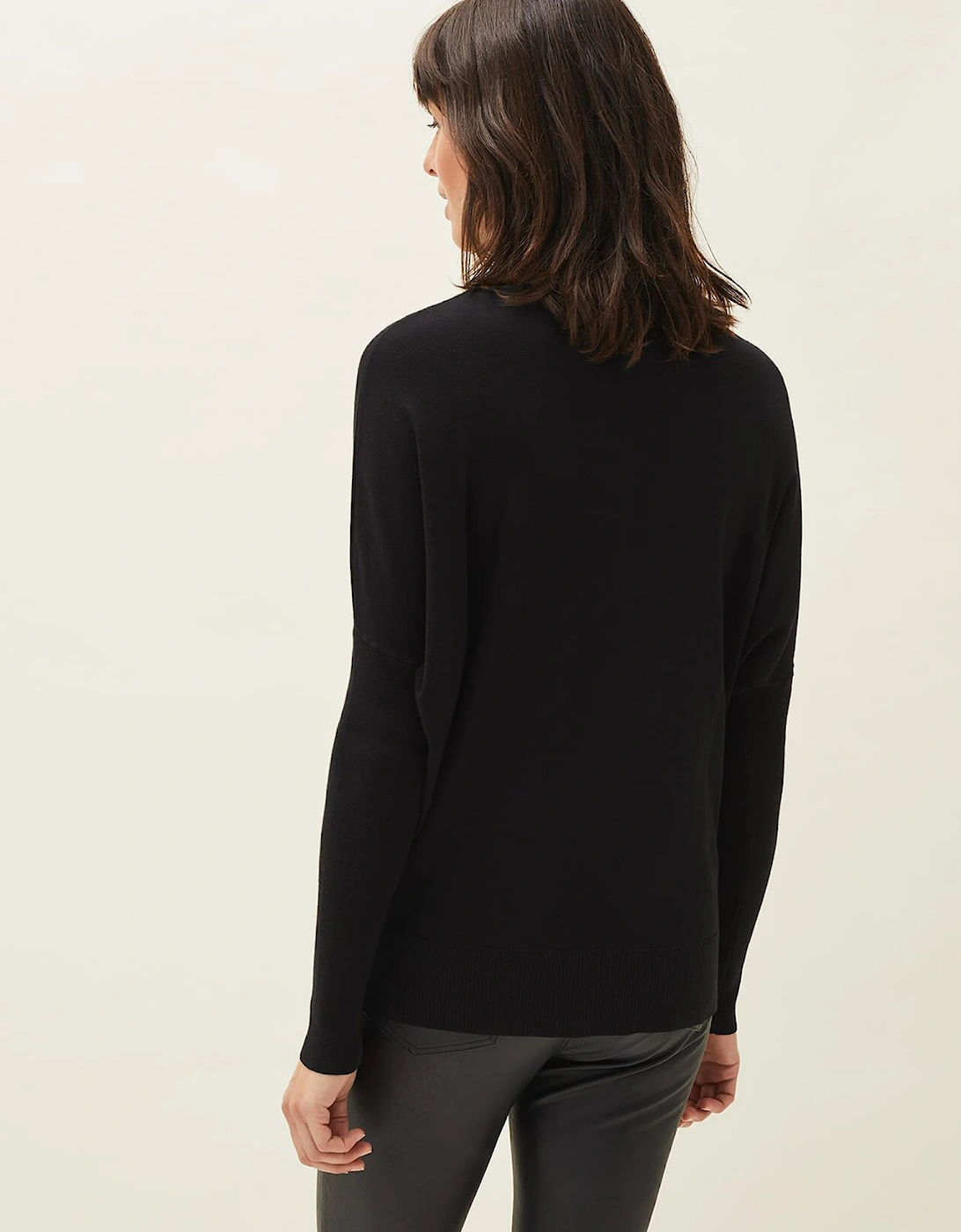 Skylar Roll Neck Zip Hem Jumper