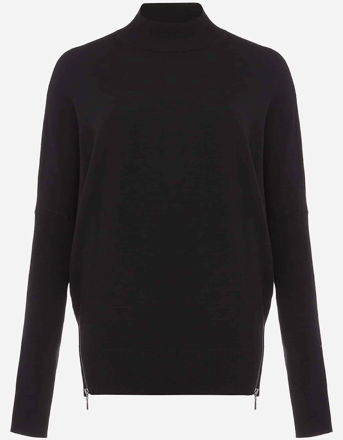 Skylar Roll Neck Zip Hem Jumper