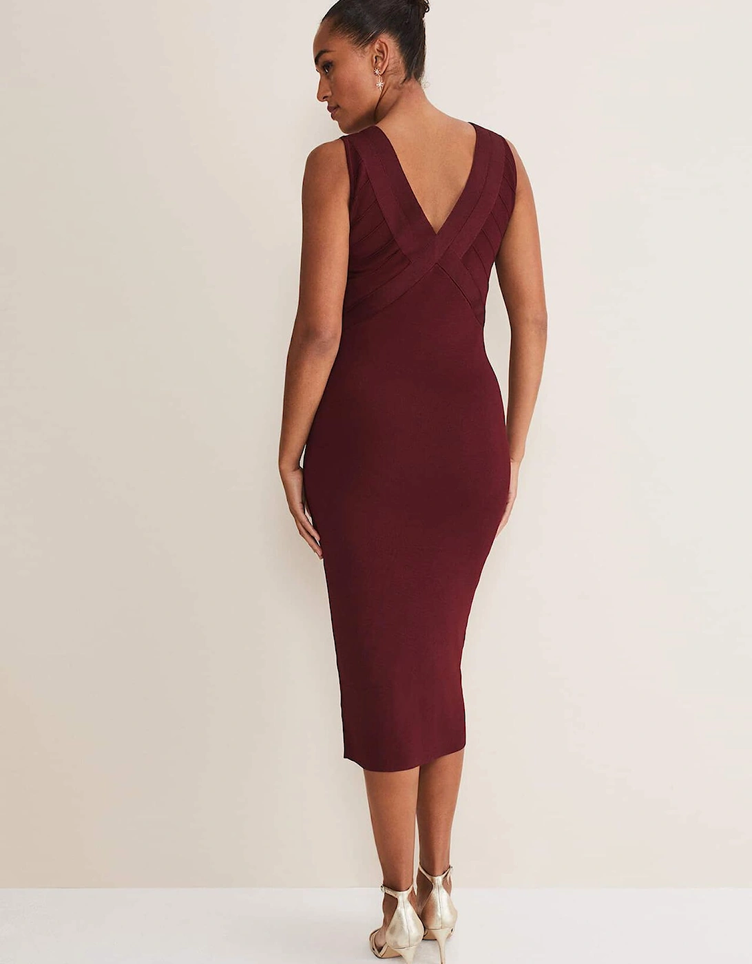 Fressia Cut Out Bandage Dress