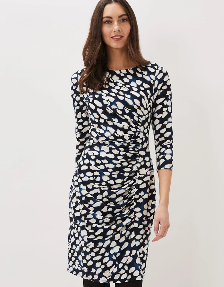 Naava Spot Jersey Dress