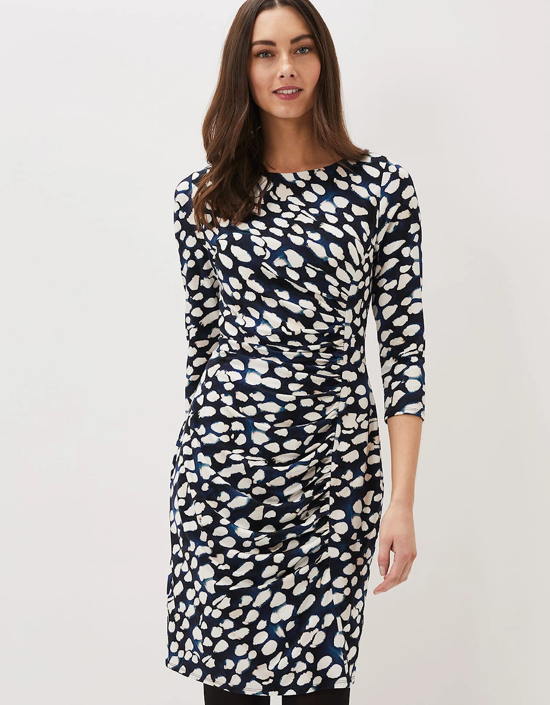 Naava Spot Jersey Dress, 7 of 6