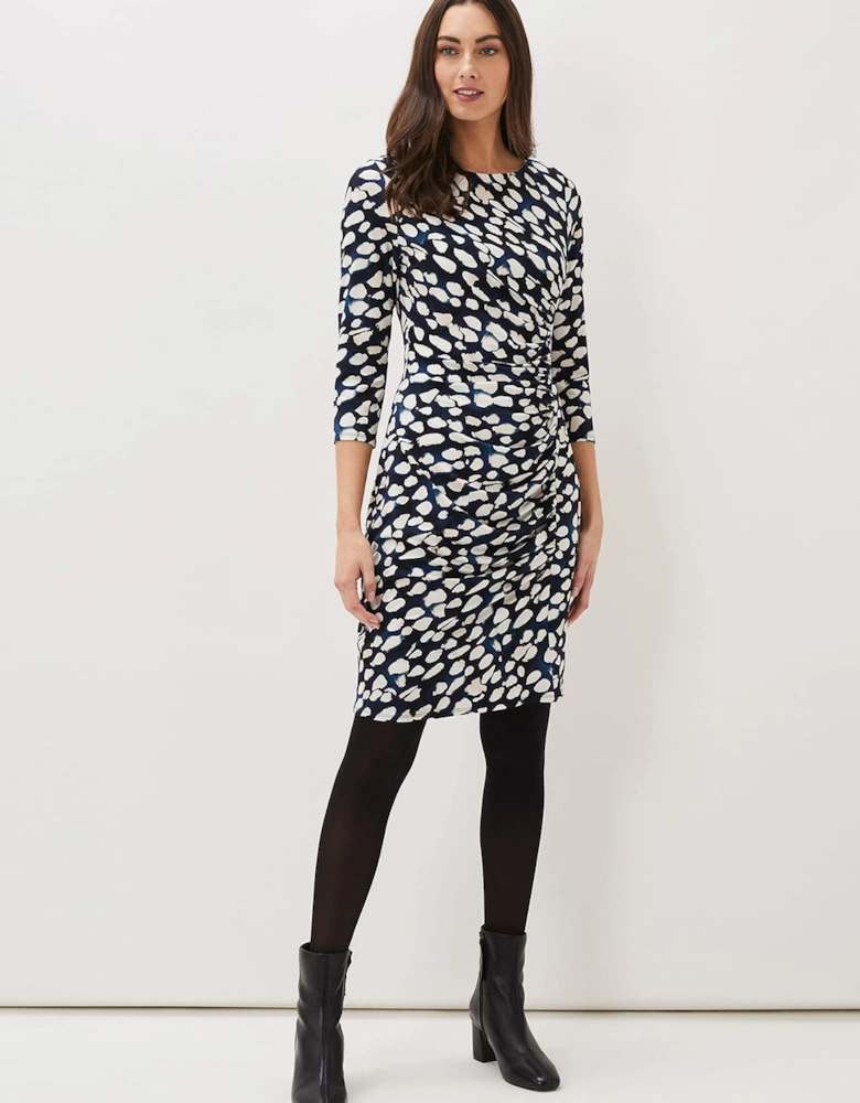 Naava Spot Jersey Dress