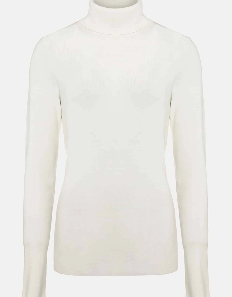 Gwyneth Ivory Roll Neck Jumper