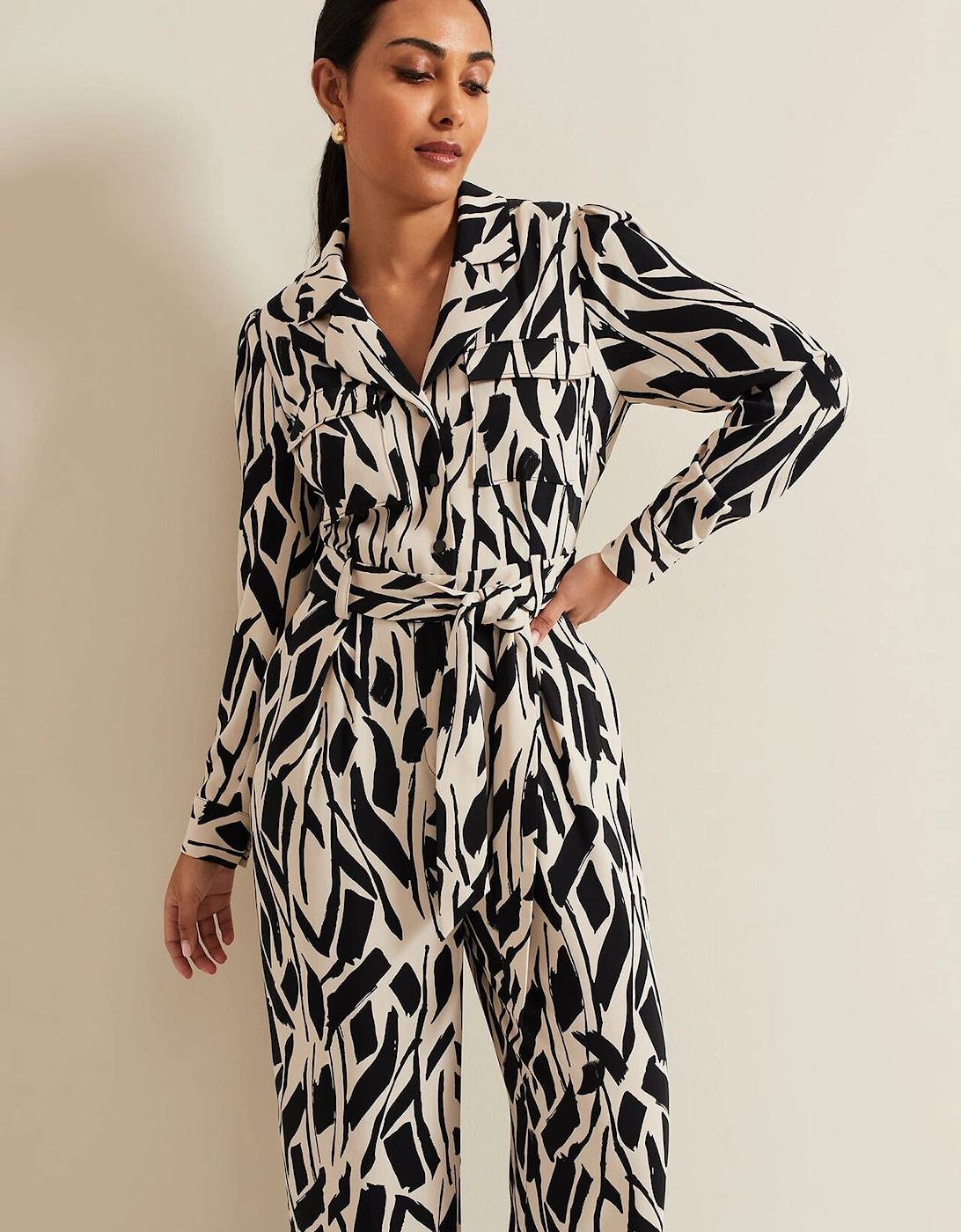 Petite Constance Geo Jumpsuit