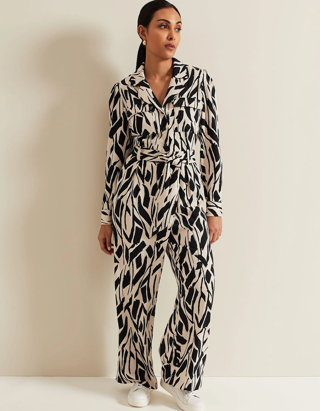 Petite Constance Geo Jumpsuit