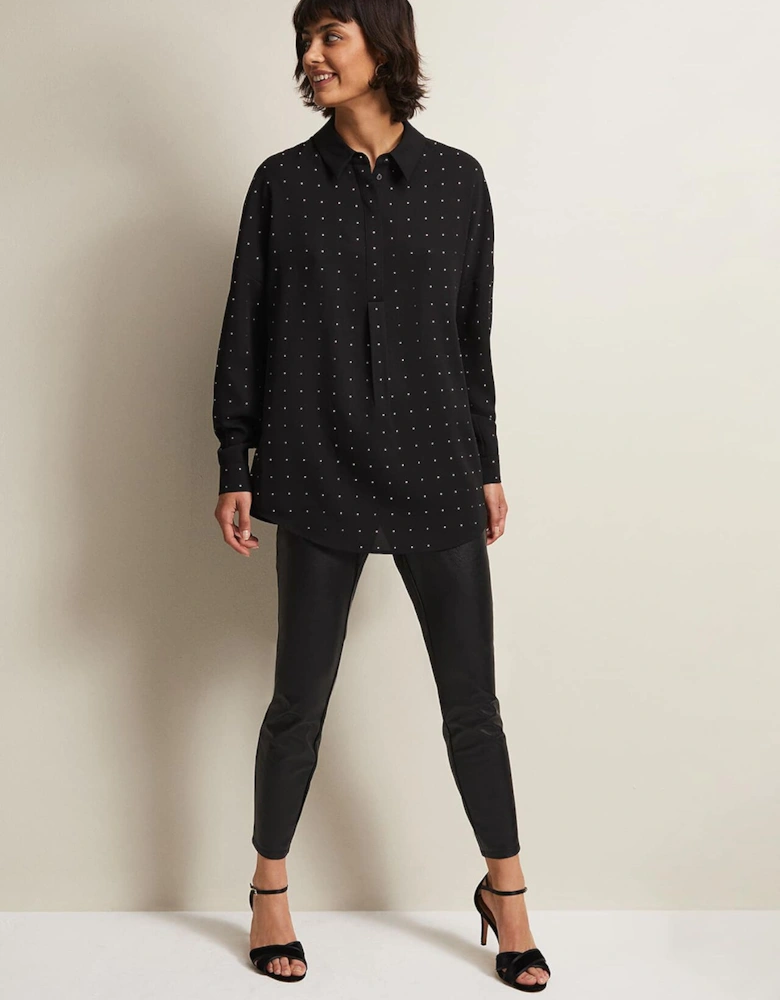 Elowen Embellished Longline Shirt