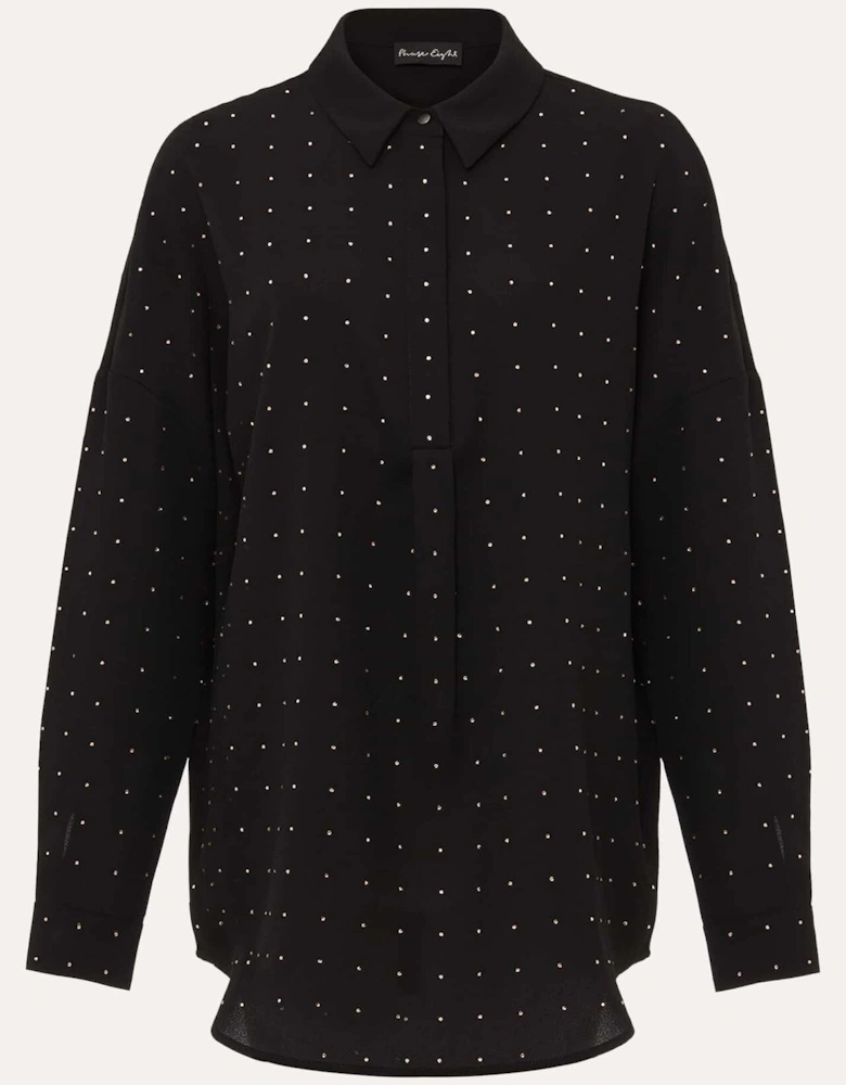 Elowen Embellished Longline Shirt