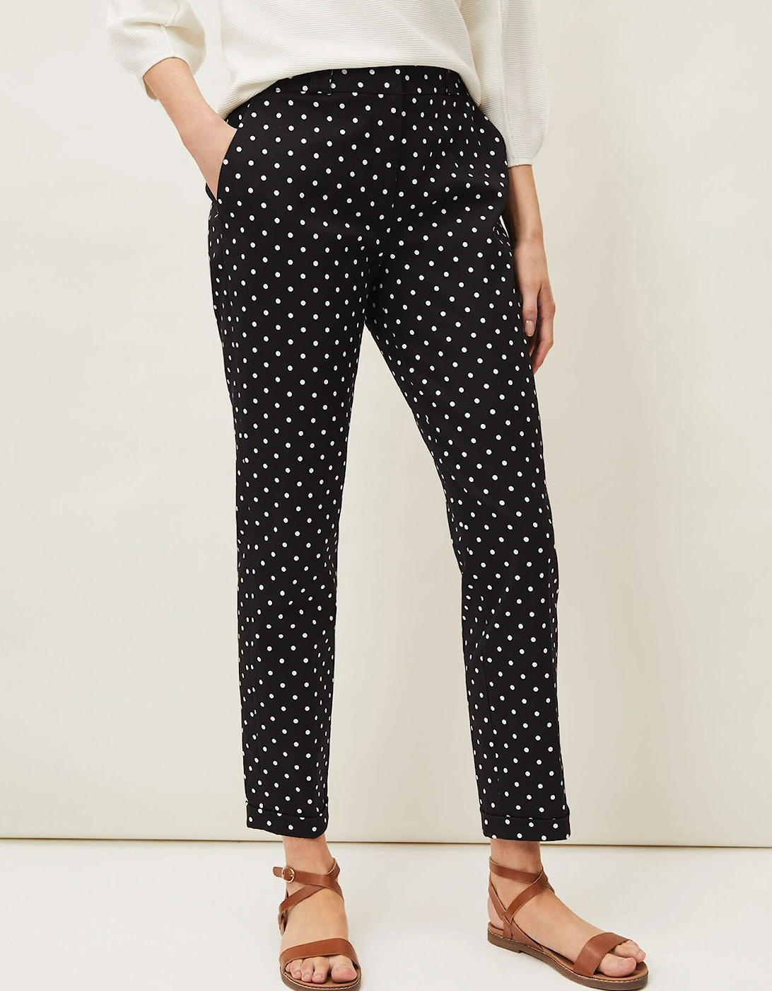 Bea Spot Tapered Trouser, 7 of 6