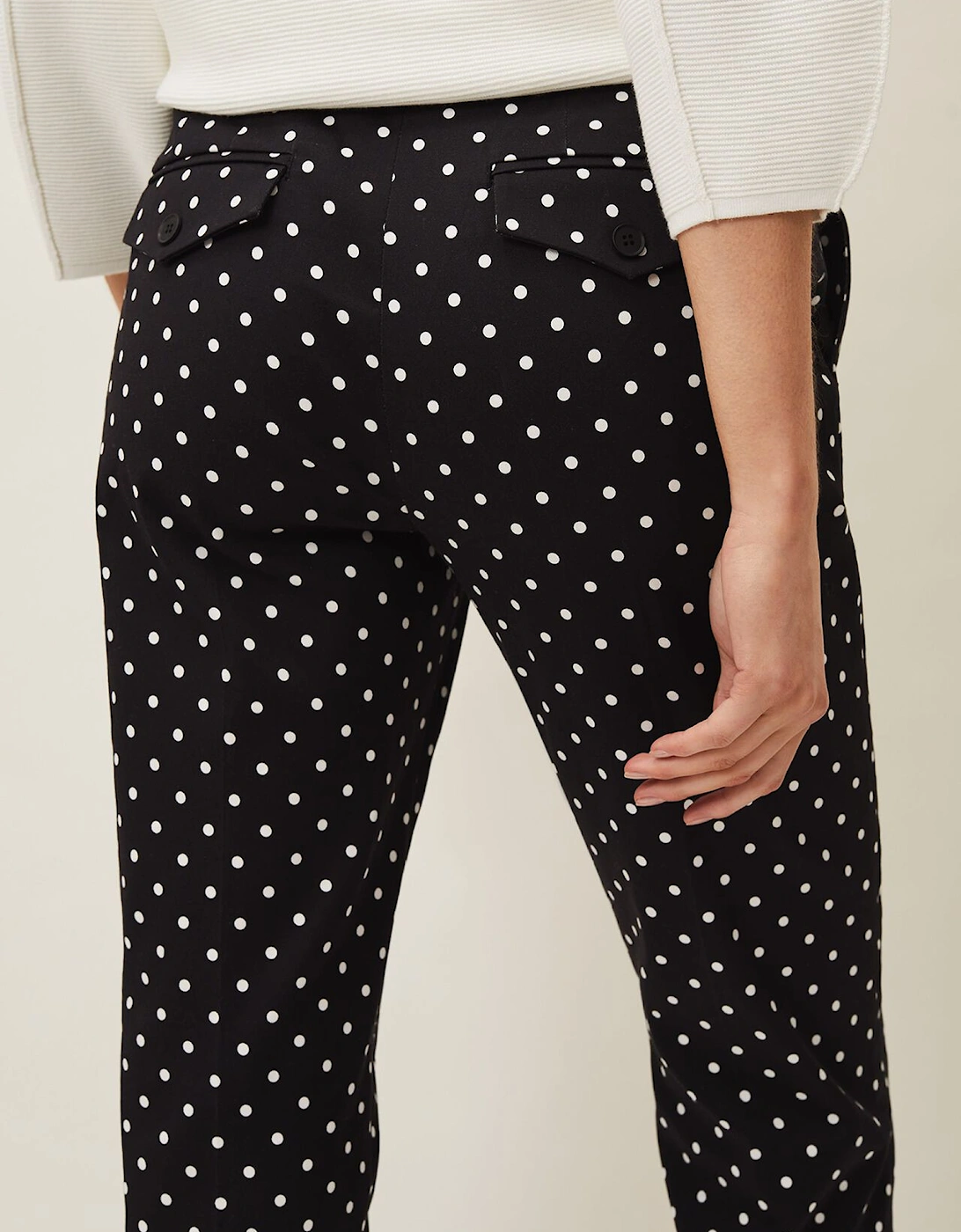 Bea Spot Tapered Trouser