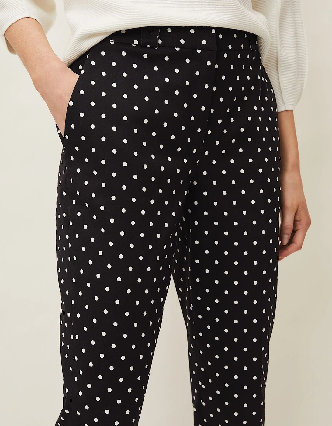 Bea Spot Tapered Trouser