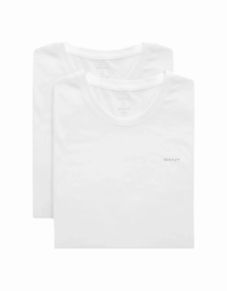 2-Pack Crew-Neck T-Shirts, White