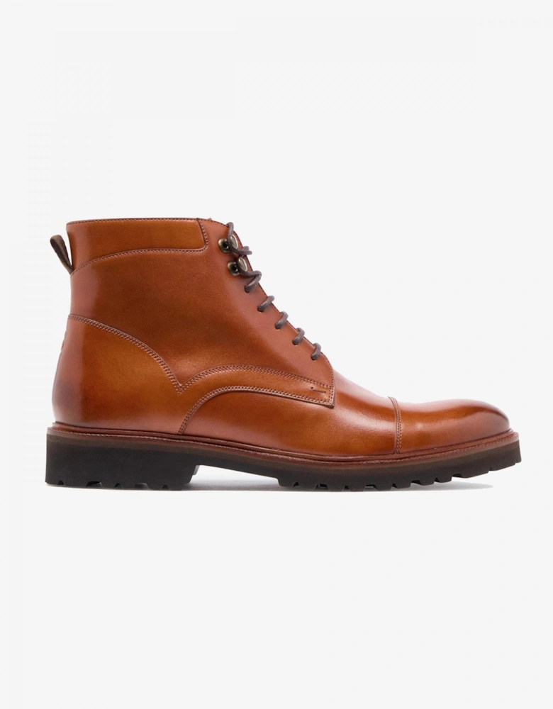 Hareden Mens Calf Leather Derby Boots