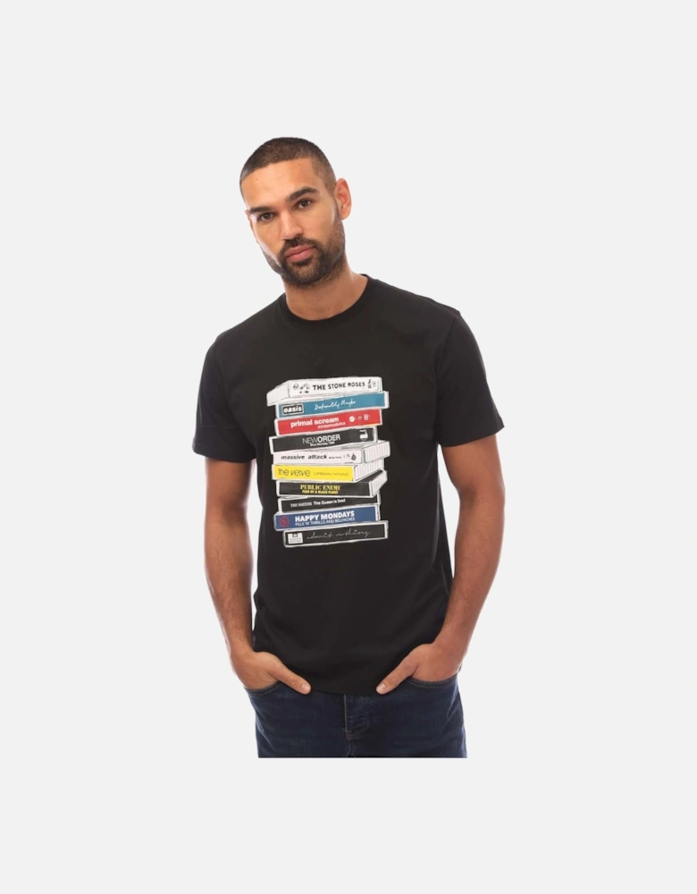 Mens Cassettes Printed T-Shirt