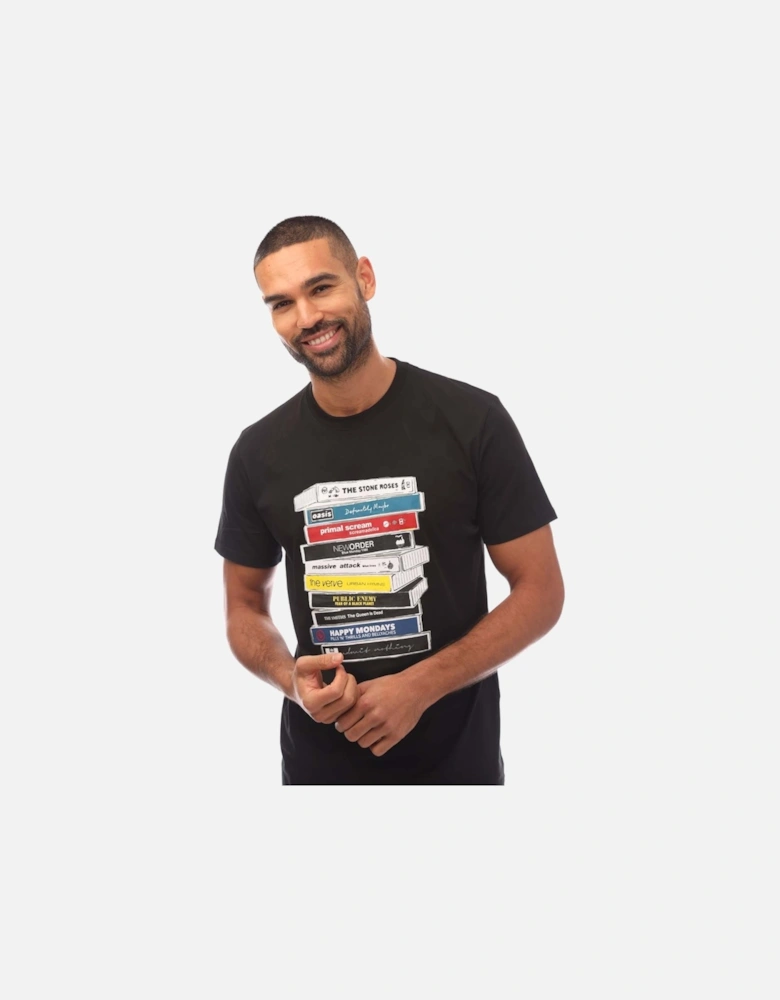 Mens Cassettes Printed T-Shirt